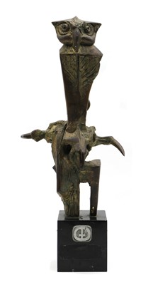 Lot 167 - A Brutalist bronze sculpture