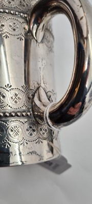 Lot 32 - A Victorian silver mug