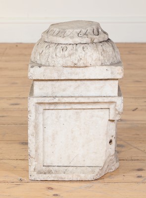 Lot 25 - A Renaissance marble column base