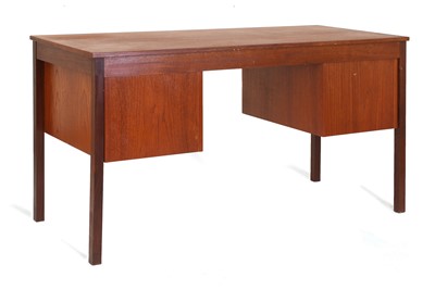 Lot 541 - A Danish teak desk