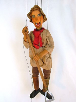 Lot 235 - The Jacquard Puppets 'William and his Turnips'
