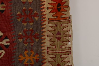 Lot 45 - A kilim flatweave wool rug