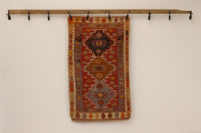 Lot 45 - A kilim flatweave wool rug