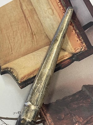 Lot 72 - A niello-work sword stick