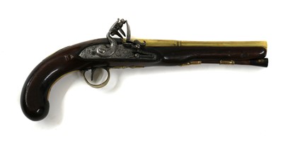Lot 107 - A flintlock Carriage pistol by Twigg