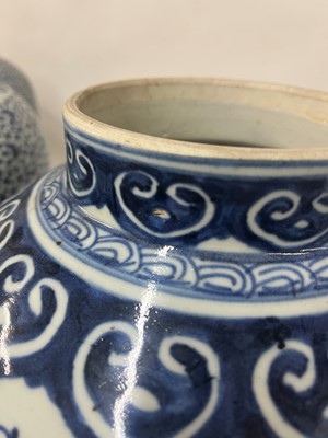 Lot 433 - Seven various Ming-style porcelain baluster vases