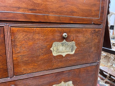 Lot 425 - A huanghuali and camphor campaign chest