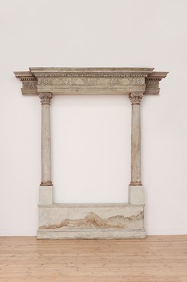 Lot 487 - A neoclassical portico