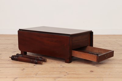 Lot 429 - A Regency mahogany campaign metamorphic Pembroke table