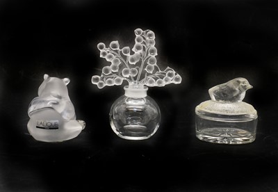 Lot 253 - A Lalique moulded glass panda