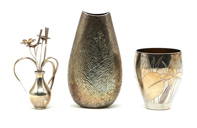 Lot 52 - A modern Scottish silver vase