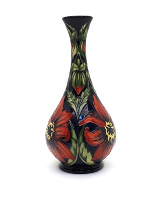 Lot 198 - A limited edition Moorcroft pottery ‘Hazel Bishop’ pattern vase