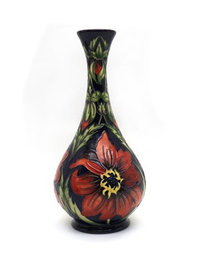 Lot 198 - A limited edition Moorcroft pottery ‘Hazel Bishop’ pattern vase