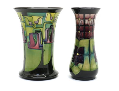 Lot 186 - A Moorcroft pottery ‘Emerald Isle’ pattern vase