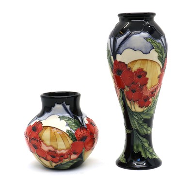 Lot 200 - A Moorcroft pottery ‘Forever England’ pattern vase