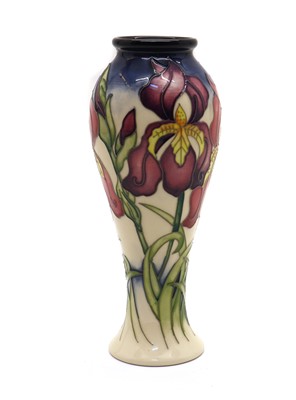 Lot 208 - A Moorcroft pottery ‘Silver Salute’ vase