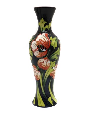 Lot 187 - A Moorcroft pottery ‘December Dream’ pattern trial vase