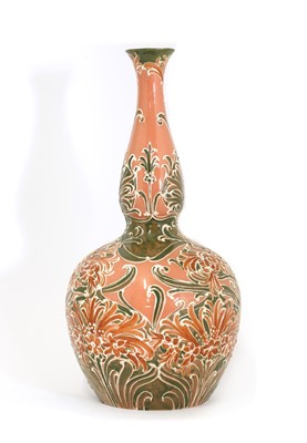 Lot 83 - A James Macintyre & Co. pottery Florian Ware vase