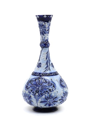 Lot 62 - A James Macintyre & Co. pottery Florian Ware vase