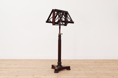 Lot 517 - A William IV duet music stand
