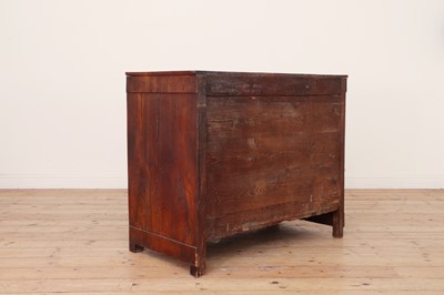 Lot 558 - A Biedermeier burr elm commode