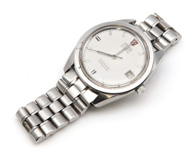 Lot 579 - A gentlemen's stainless steel Omega 'Seamaster F300Hz electronic' bracelet watch, c.1970
