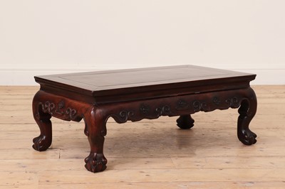 Lot 609 - A low opium table