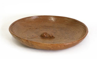 Lot 81 - A Robert 'Mouseman' Thompson oak bowl