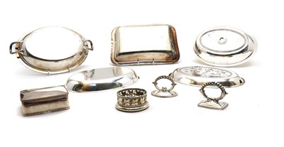 Lot 69 - A collection of silver-plated items