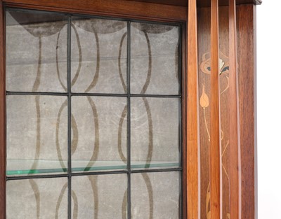Lot 44 - A mahogany inlaid side cabinet