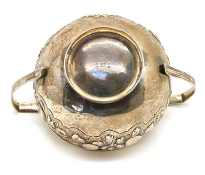 Lot 30 - A George III silver twin-handled sugar bowl
