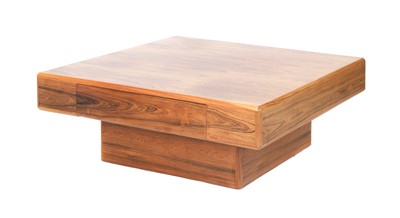 Lot 339 - An HK Furniture 'Ambassador' rosewood coffee table, §
