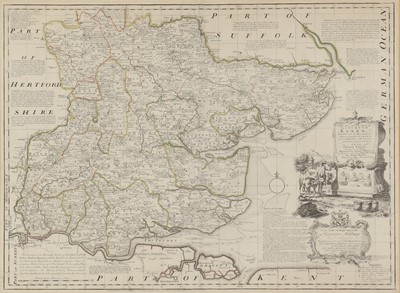 Lot 230 - 1- BOWEN: An accurate Map of the county of ESSEX