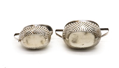 Lot 66 - A Regency style silver four piece tea set