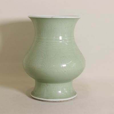Lot 25 - A Chinese celadon vase
