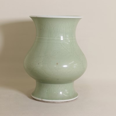 Lot 25 - A Chinese celadon vase
