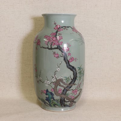 Lot 324 - A Chinese famille rose vase