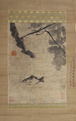 Lot 305 - A Chinese hanging scroll