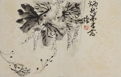 Lot 128 - A collection of six Chinese gouache paintings