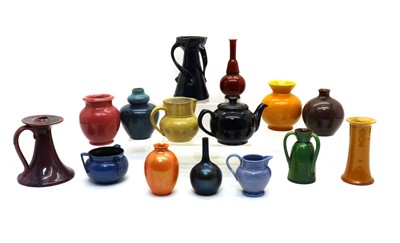 Lot 76 - A collection of British Art Pottery