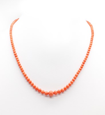 Lot 63 - Three coral necklaces