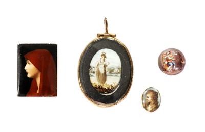 Lot 26 - A collection of portait miniaures