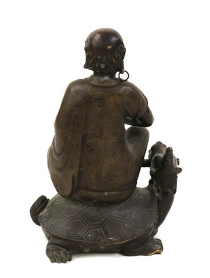 Lot 114 - A Japanese bronze figure