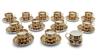 Lot 65 - A Royal Crown Derby 'Imari' pattern coffee service