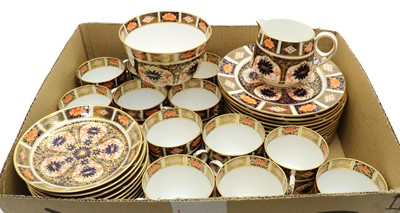 Lot 65 - A Royal Crown Derby 'Imari' pattern coffee service