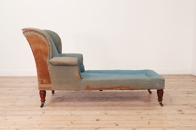Lot 387 - A Victorian upholstered daybed by Howard & Sons