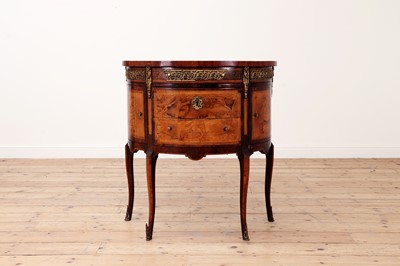 Lot 275 - A French transitional, marquetry inlaid and rosewood commode