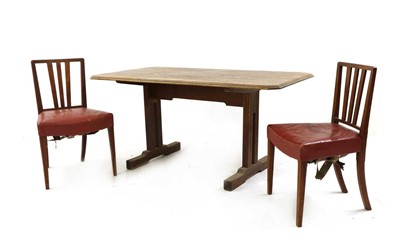 Lot 289 - An Art Deco oak 'Token Works' dining table