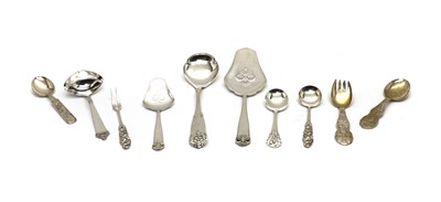 Lot 5 - A collection of Norweigan silver flatware