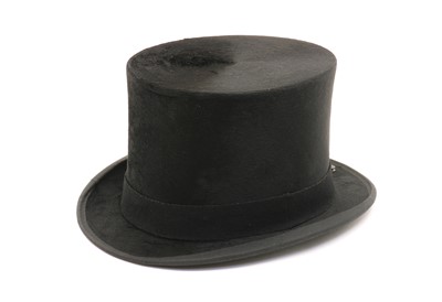 Lot 161A - A black top hat